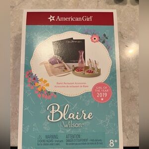 American Girl Blaire Wilson Restaurant Accessories